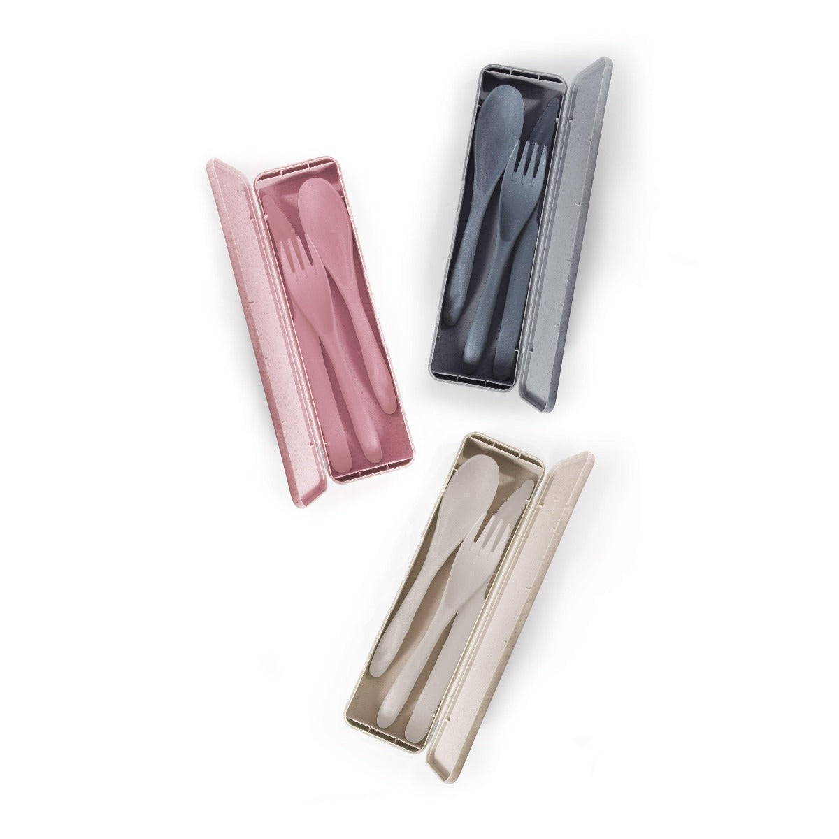 FOR THE EARTH - WHEAT STRAW CUTLERY SET - ASSORTED COLOURS