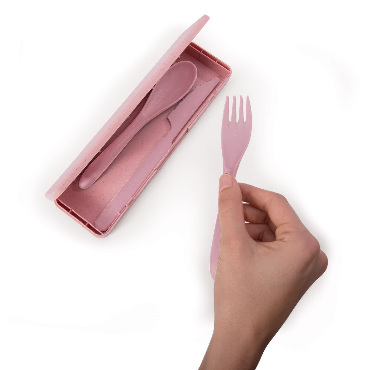 FOR THE EARTH - WHEAT STRAW CUTLERY SET - ASSORTED COLOURS