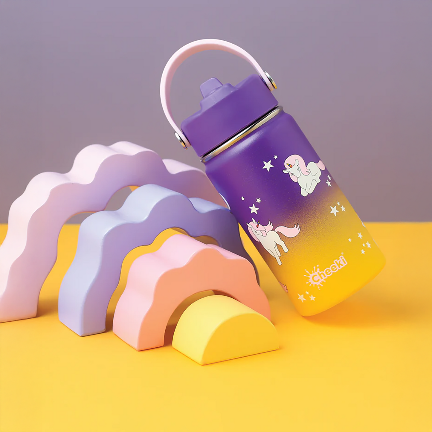 CHEEKI - INSULATED KIDS BOTTLE - UNICORN