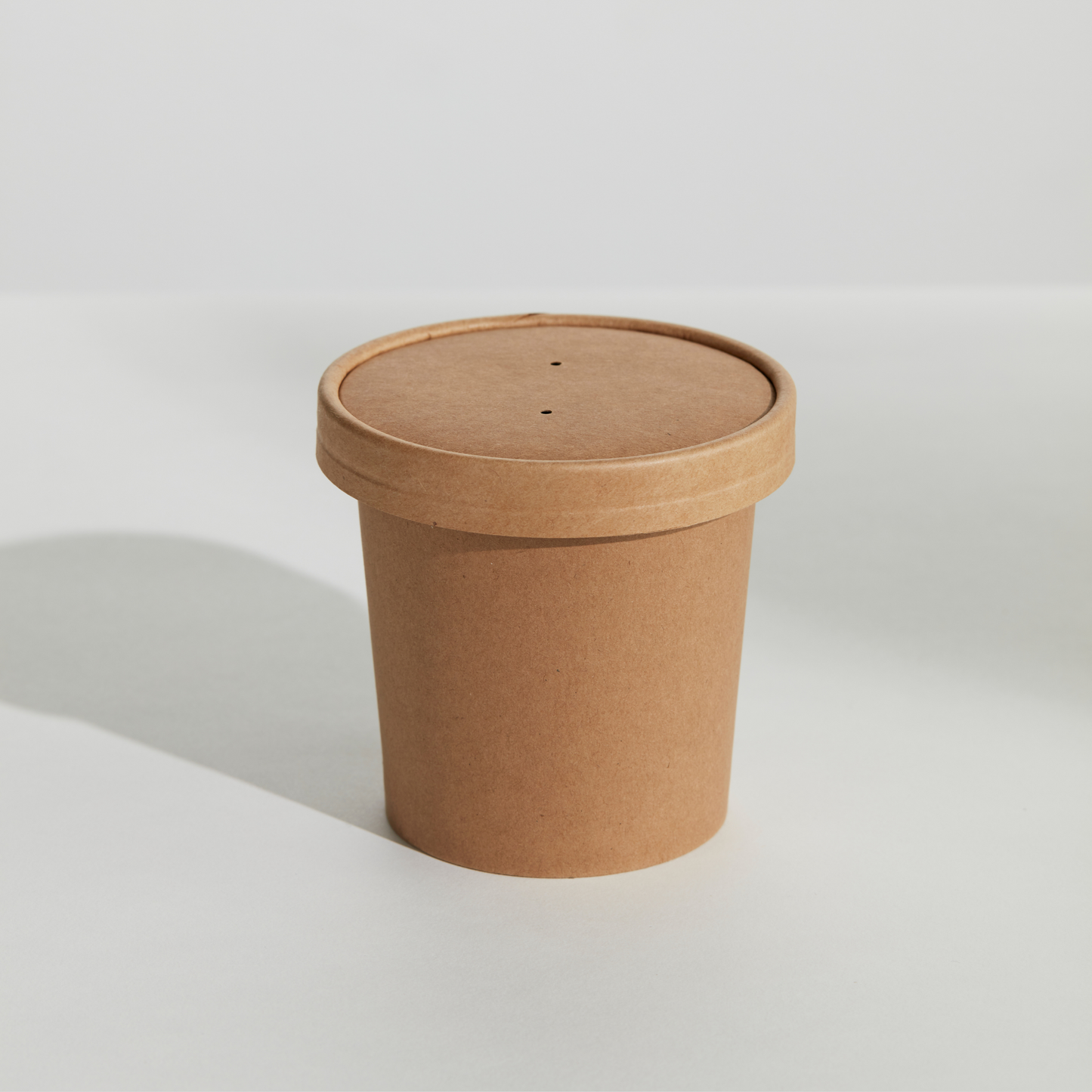 FOOD CONTAINER & LID COMBO - KRAFT - 12OZ