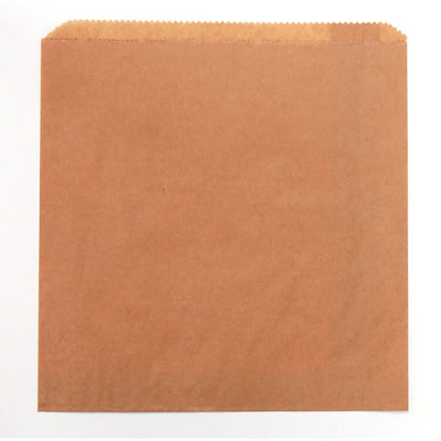 PAPER BAGS - KRAFT BROWN - #2 SQUARE - 200MM x 200MM