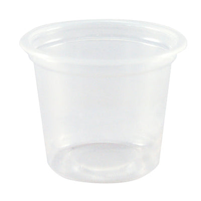 PORTION CUP - PET - CLEAR - 120ml/4oz