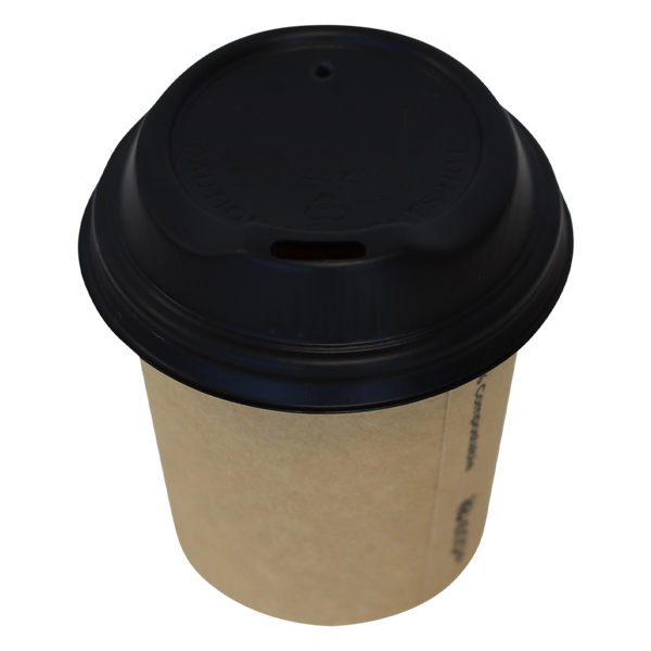 COFFEE CUP LID - BLACK - 4oz
