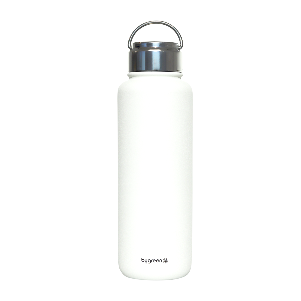 GO GREEN - REUSABLE WATER BOTTLE - 936ML - WHITE