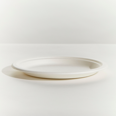 SUGAR CANE - ROUND PLATE - 9 INCH