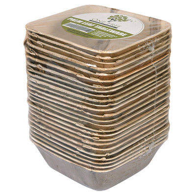 ONE TREE - PALM LEAF - SQUARE BOWLS - 130MM