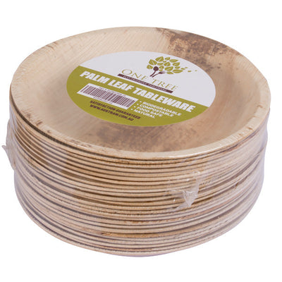ONE TREE - PALM LEAF - ROUND BOWLS -180MM