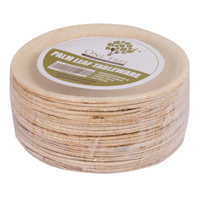 ONE TREE - PALM LEAF - ROUND PLATE - 150MM