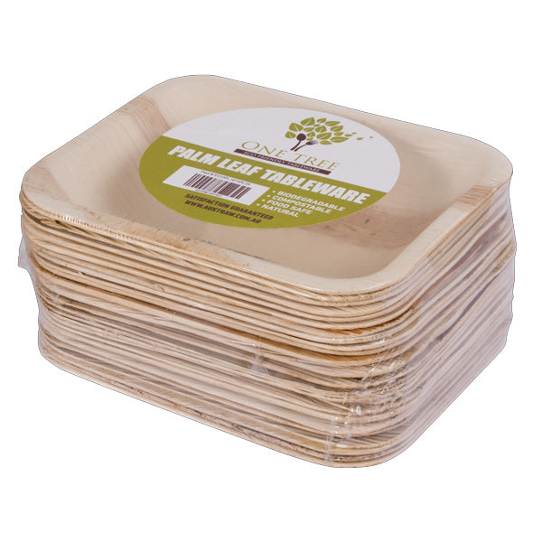 ONE TREE - PALM LEAF - RECTANGLE PLATE - 150 X 110MM