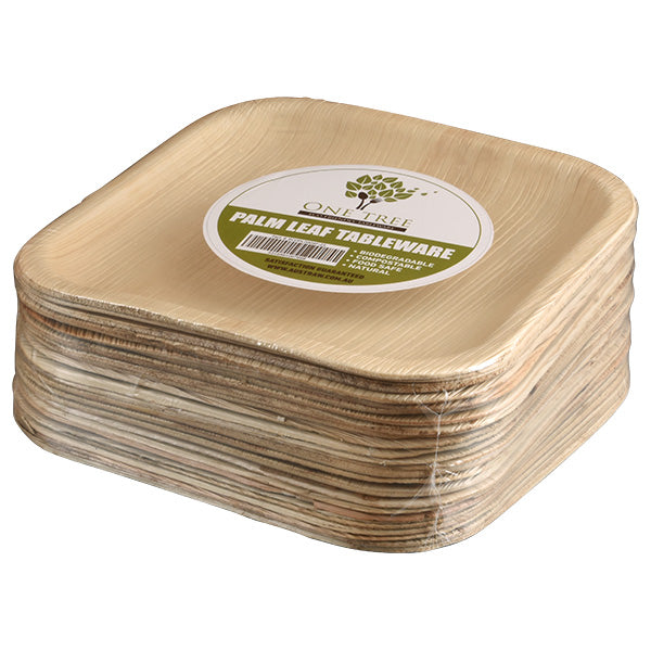 ONE TREE - PALM LEAF - SQUARE PLATE - 200MM