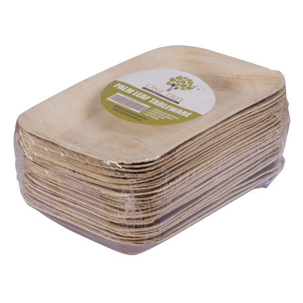 ONE TREE - PALM LEAF - RECTANGLE PLATE - 240 X 160MM