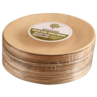 ONE TREE - PALM LEAF - ROUND PLATE - 250MM
