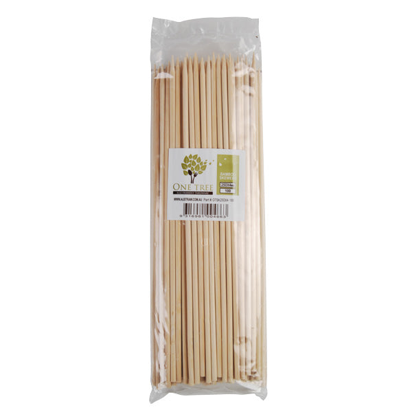 ONE TREE - STRAIGHT SKEWER - BAMBOO - LARGER DIAMETER