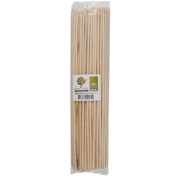 ONE TREE - STRAIGHT SKEWER - BAMBOO - LARGER DIAMETER