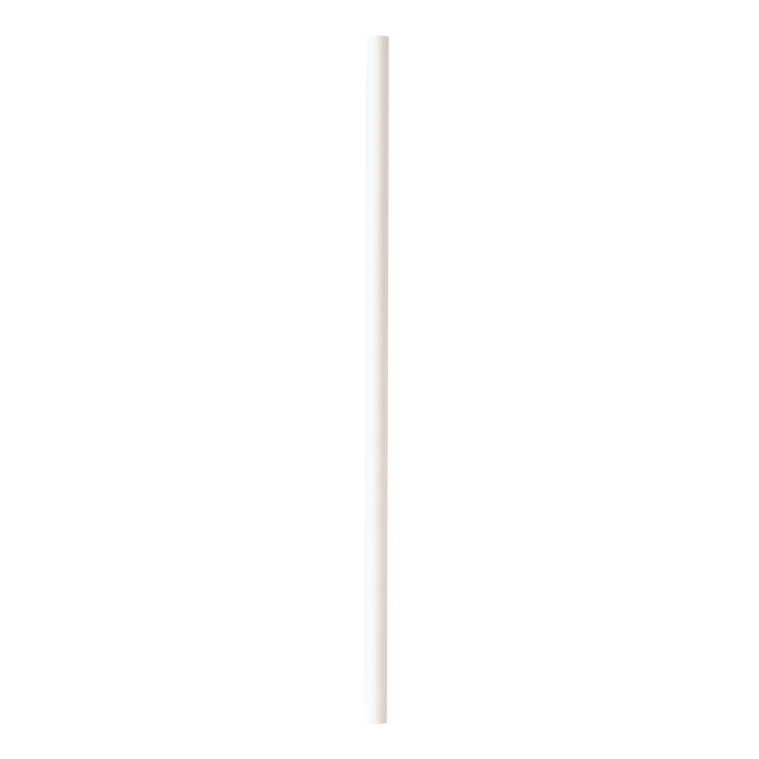 ECO STRAW - 4 PLY JUMBO - PAPER STRAW - WHITE