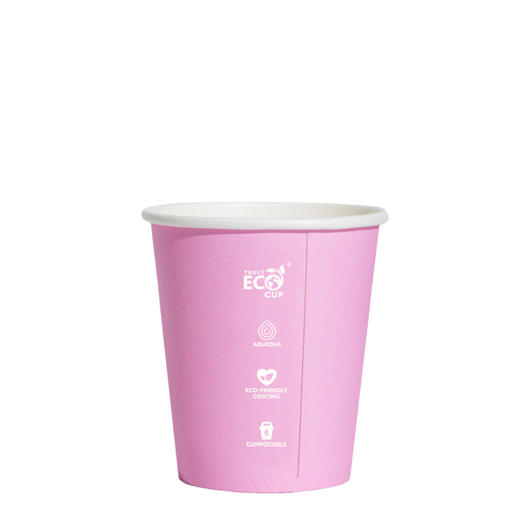 CUP - SINGLE WALLED - AQUEOUS - PASTEL - 6oz / 180ml - 80mm Ø