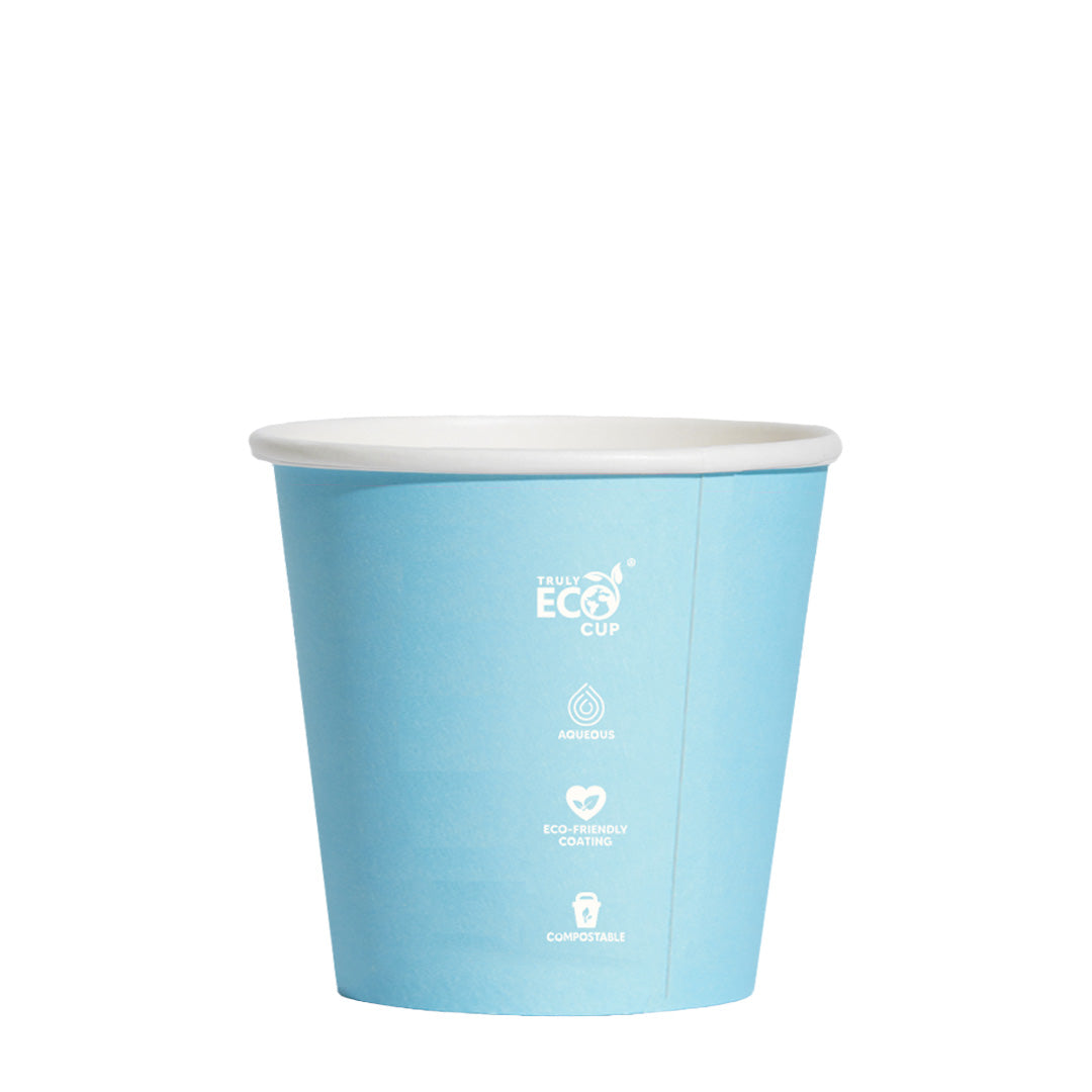 CUP - SINGLE WALLED - AQUEOUS - PASTEL - 8oz / 240ml - 90mm Ø