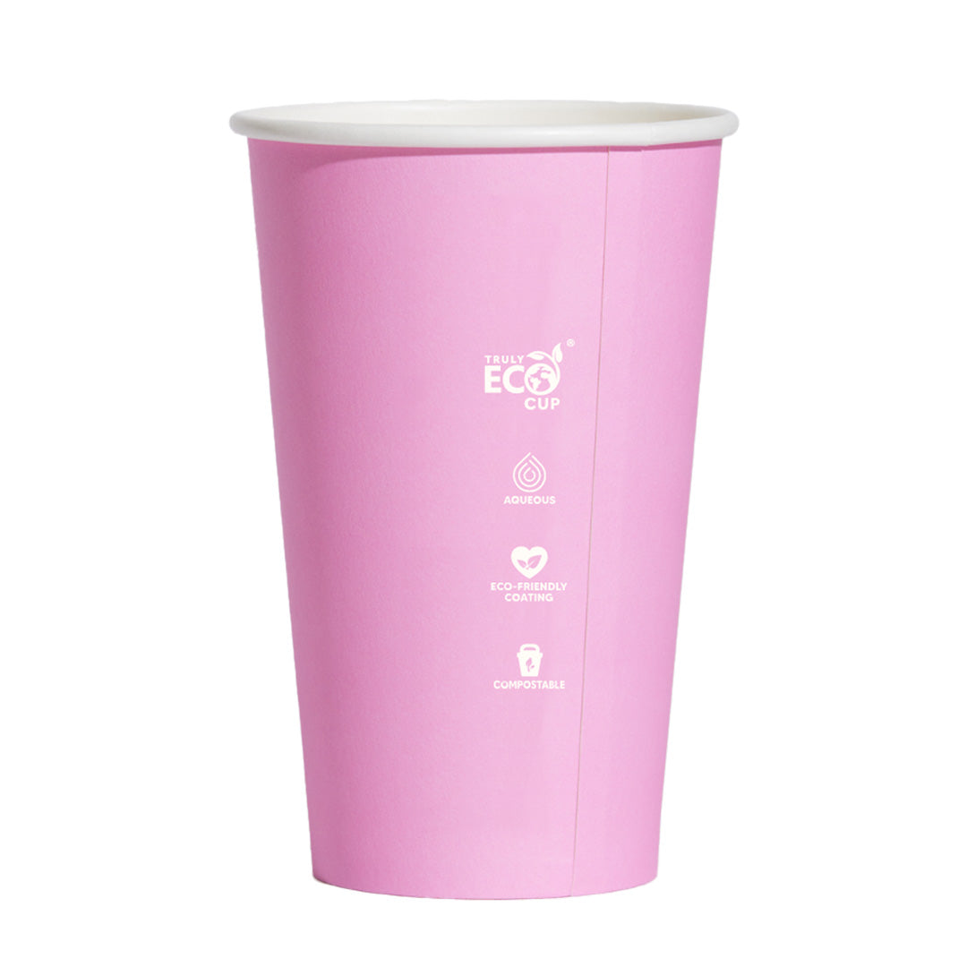 CUP - SINGLE WALLED - AQUEOUS - PASTEL - 16oz / 480ml - 90mm Ø