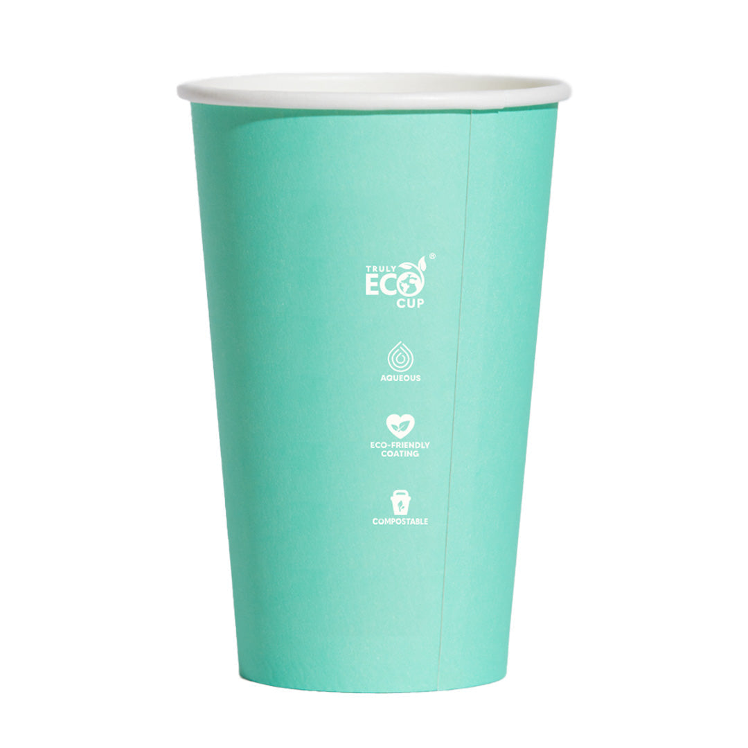 CUP - SINGLE WALLED - AQUEOUS - PASTEL - 16oz / 480ml - 90mm Ø