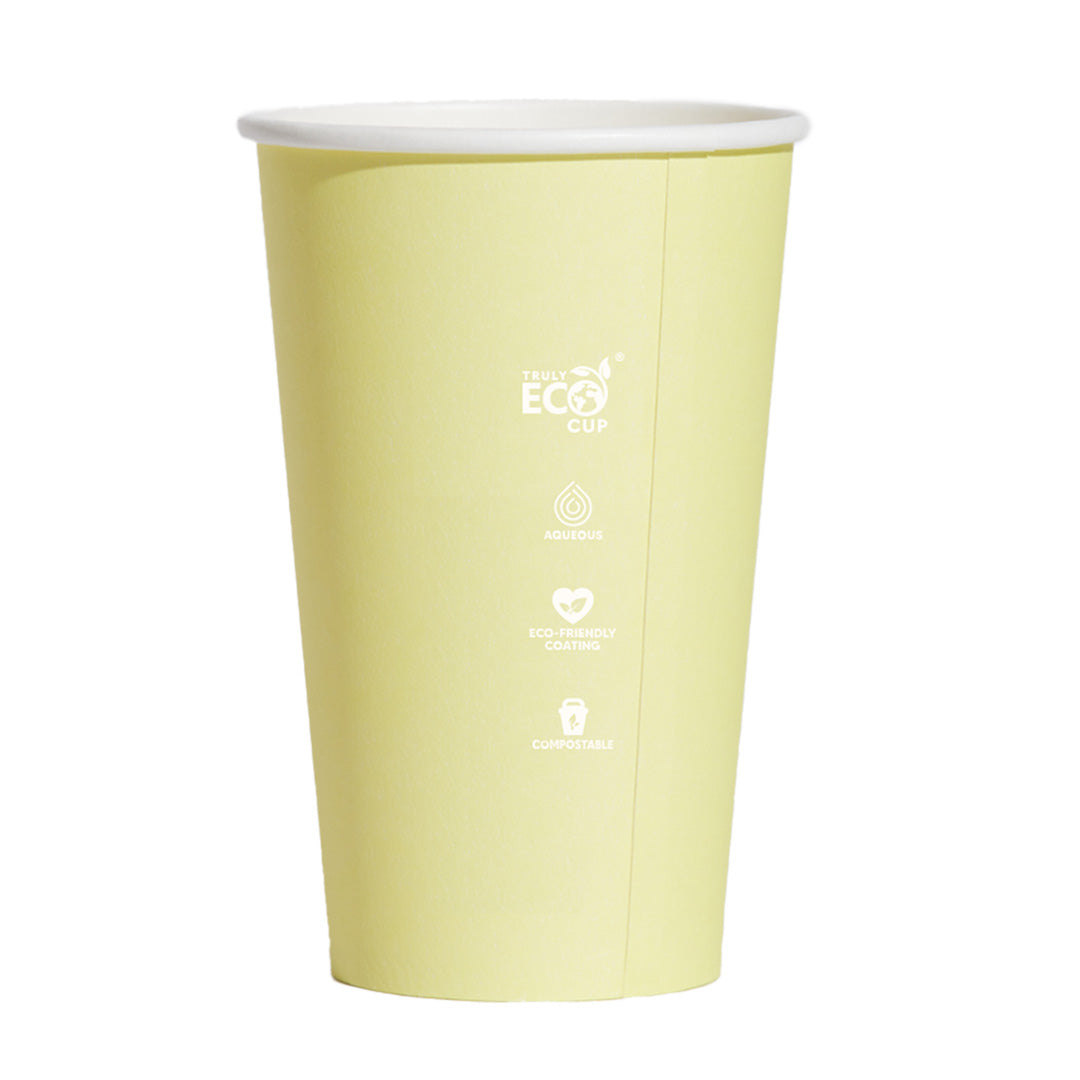 CUP - SINGLE WALLED - AQUEOUS - PASTEL - 16oz / 480ml - 90mm Ø