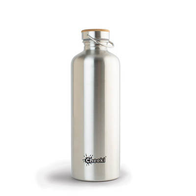 CHEEKI - STAINLESS STEEL THIRSTY MAX BOTTLE - SILVER - 1.6L