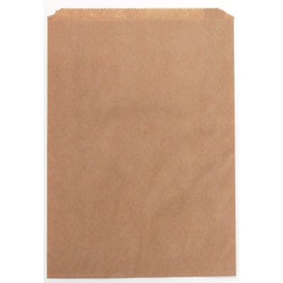 PAPER BAG - KRAFT BROWN - #2 FLAT - 240MM X 165MM