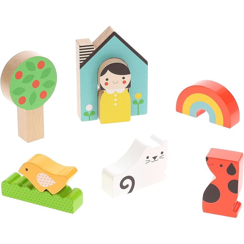 PETIT COLLAGE - WOODEN PUZZLE & PLAY AT HOME