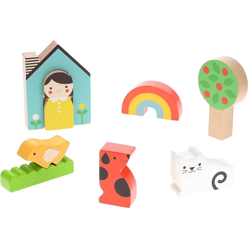 PETIT COLLAGE - WOODEN PUZZLE & PLAY AT HOME