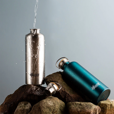 CHEEKI - STAINLESS STEEL THIRSTY MAX BOTTLE - SILVER - 1.6L