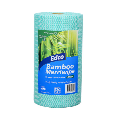 EDCO - BAMBOO MERRIWIPE ROLLS - GREEN