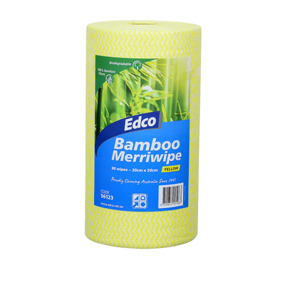 EDCO - BAMBOO MERRIWIPE ROLLS - YELLOW