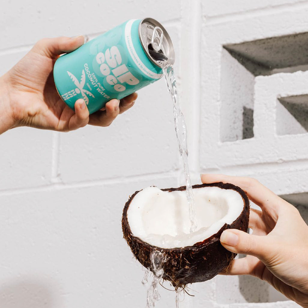 SIP COCO - COCONUT WATER - STRAIGHT UP CAN  330ML (CTN 12)