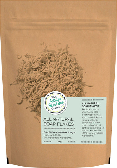 AUSTRALIAN NATURAL SOAP COMPANY - ALL NATURAL SOAP FLAKES - 300G