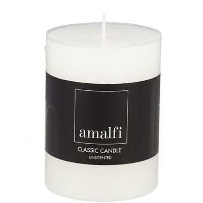 CLASSIC UNSCENTED - PILLAR CANDLE - 7.5X7.5X10CM