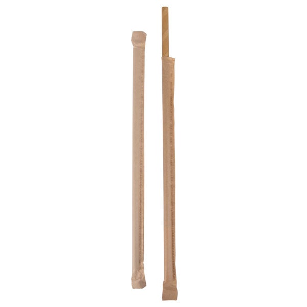 ECO-STRAWS - REGULAR PAPER WRAPPED - 3 PLY - KRAFT