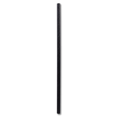 ECO-STRAW - REGULAR - PAPER STRAW - 3 PLY - BLACK