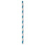 ECO-STRAW - REGULAR - PAPER STRAW - 3 PLY - BLUE STRIPE