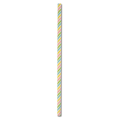 ECO-STRAW - REGULAR - PAPER STRAW - 3 PLY - RAINBOW PRINT