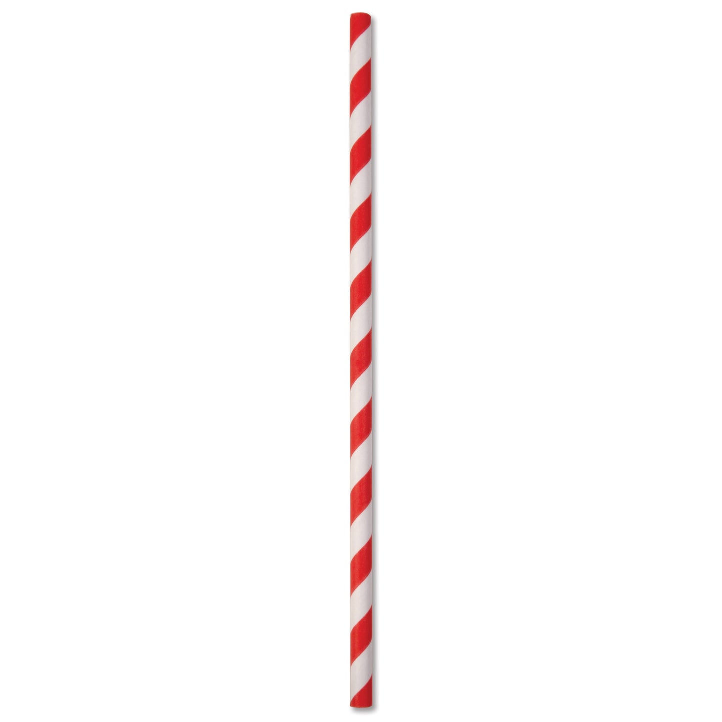 ECO STRAW - REGULAR - PAPER STRAW - 3 PLY - RED STRIPE