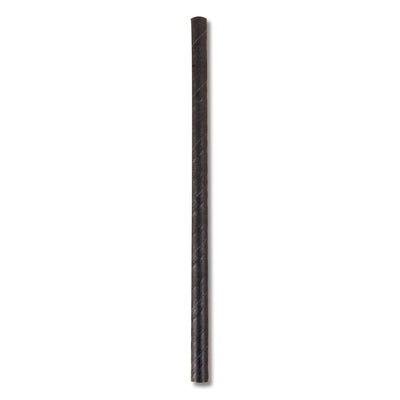 ECO-STRAW - COCKTAIL - PAPER STRAW - 3 PLY - BLACK