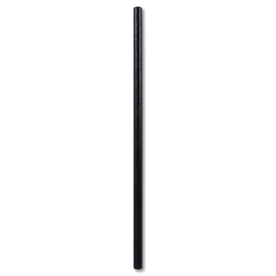 ECO-STRAW - JUMBO - PAPER STRAW - 3 PLY - BLACK