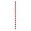 ECO STRAW - JUMBO - PAPER STRAW - 3 PLY - RED STRIPE