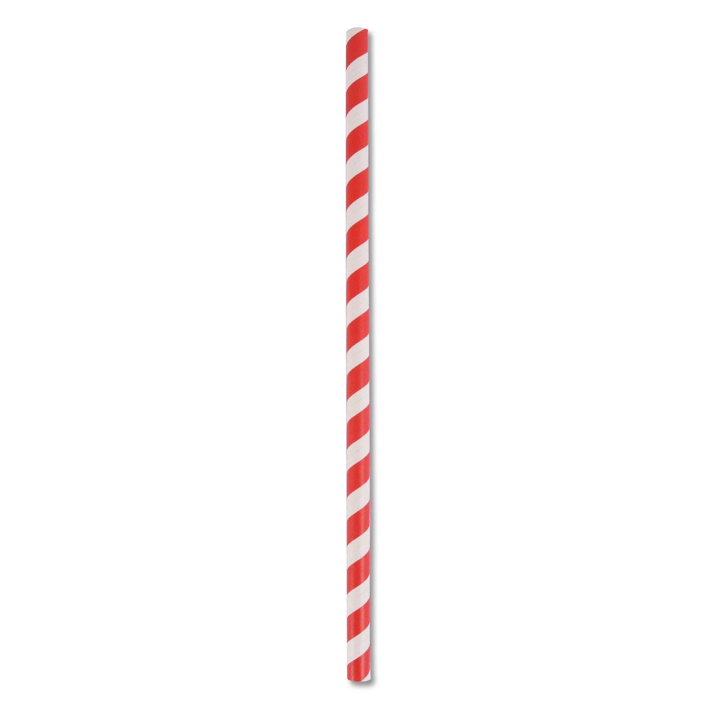 ECO STRAW - JUMBO - PAPER STRAW - 3 PLY - RED STRIPE