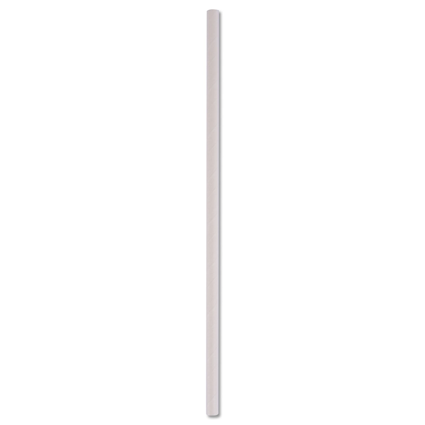 ECO-STRAW - JUMBO - PAPER STRAW - 3 PLY - WHITE