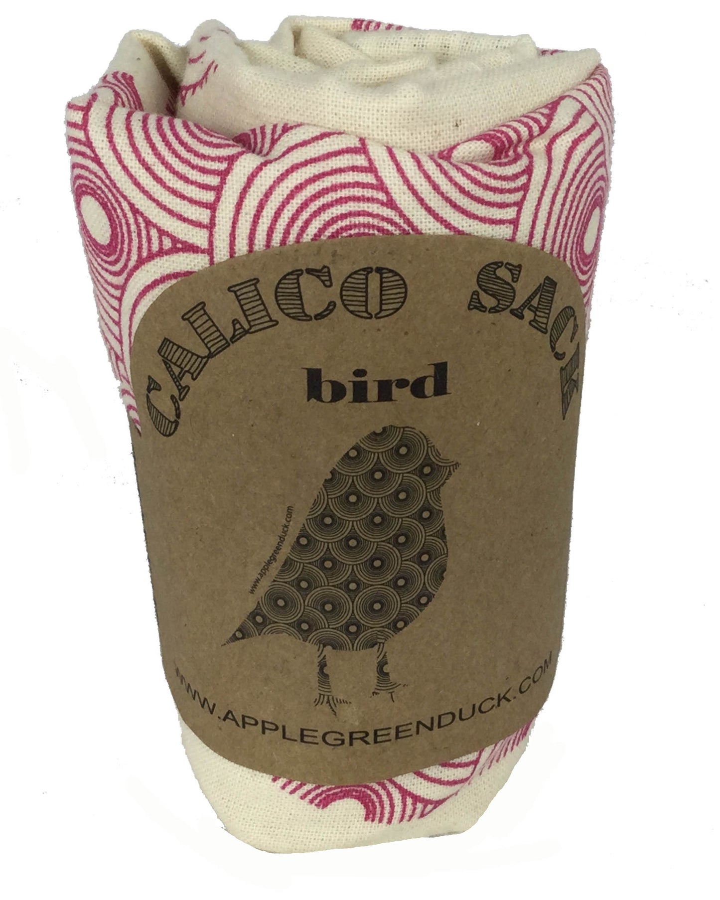 APPLE GREEN DUCK CALICO SHOPPING BAGS