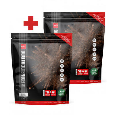 SHOTT - DOUBLE CHOCOLATE DAIRY FREE POWDER 1.5KG - BUY ONE GET ONE FREE SPECIAL