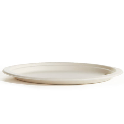 SUGAR CANE - OVAL PLATE - 10 x 8.5 INCH