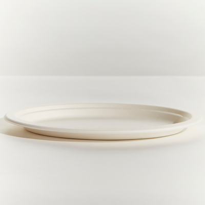 SUGAR CANE - OVAL PLATE - 10 x 8.5 INCH