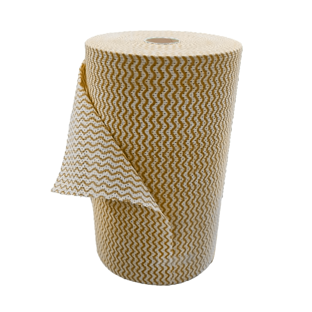 WIPES - HEAVY DUTY ANTI-BACTERIAL - BROWN ROLL 300X530MM