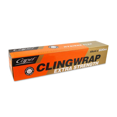 CLINGWRAP IN DISPENSER CLEAR 45CMX600M